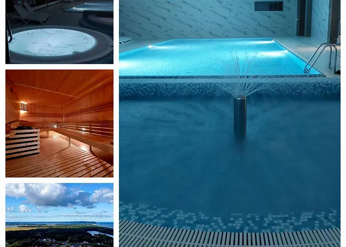 By The River With Terrace, Basen, Sauna, Jacuzzi, Fitness Dziwnów