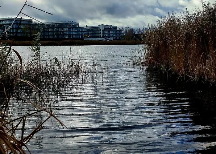 Apartmán By The River With Terrace, Basen, Sauna, Jacuzzi, Fitness Dziwnów